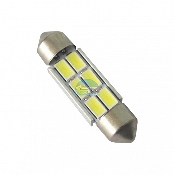 Светодиоды GL T10*36mm Canbus 6 диодов SMD5630 Светодиоды GL T10*36mm Canbus 6 диодов SMD5630