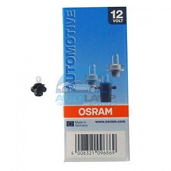 Автолампа OSRAM 12V 1,2W с патроном BX8,4d (2351MFX6)