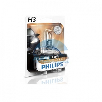 Автолампа PHILIPS H3 12V 55W +30% Premium (12336PRB1), на блистере