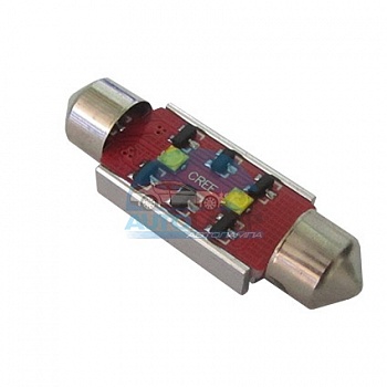 Светодиоды GL T10*39mm 2 диода CREE Canbus Светодиоды GL T10*39mm 2 диода CREE Canbus