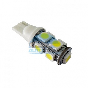 Светодиоды GL T10 б/ц 9 диодов SMD5050, белые (габариты, панельприборов) Светодиоды GL T10 б/ц 9 диодов SMD5050, белые (габариты, панельприборов)