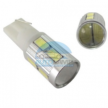 Светодиоды GL T10 10 диодов SMD5630 (с линзой)