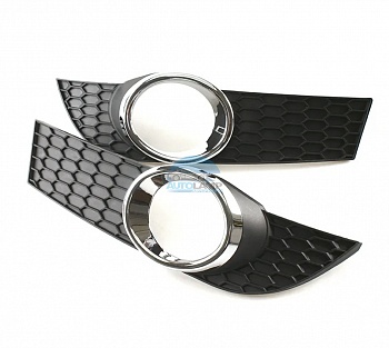 Рамки ПТФ для Chevrolet Aveo T255 2008-2011, комплект 2 шт. Рамки ПТФ для Chevrolet Aveo T255 2008-2011, комплект 2 шт.