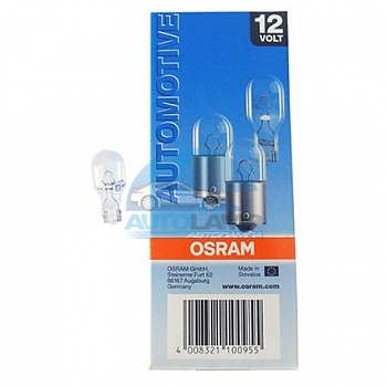 Автолампа OSRAM W16W  12V 16W W2,1x9,5d (921) Sylvania