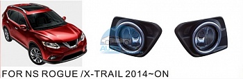 Противотуманные фары ADL/DLAA NS730 для Nissan X-TRAIL (2014-), провода, кнопка Противотуманные фары ADL/DLAA NS730 для Nissan X-TRAIL (2014-), провода, кнопка