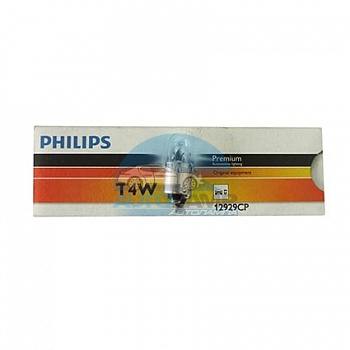 Автолампа PHILIPS T4w 12V 4W BA9s (12929)