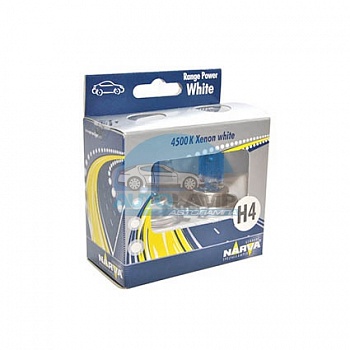 Автолампа NARVA 2*H4 12V 100/90W Range Power White (48688RPW) Автолампа NARVA 2*H4 12V 100/90W Range Power White (48688RPW)