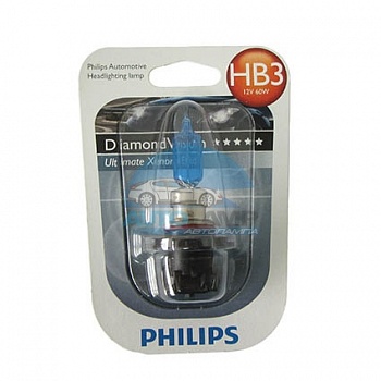 Автолампа PHILIPS HB3/9005 12V 65W P20d Diamond Vision (9005DVB1),на блистере Автолампа PHILIPS HB3/9005 12V 65W P20d Diamond Vision (9005DVB1),на блистере