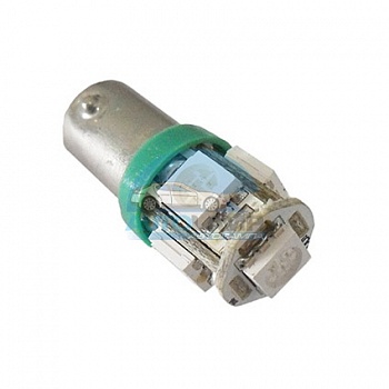 Светодиоды GL T8.5 BA9S 5 диодов SMD5050, зеленые (панель приборов) Светодиоды GL T8.5 BA9S 5 диодов SMD5050, зеленые (панель приборов)