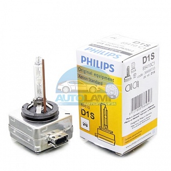 Ксеноновая лампа PHILIPS D1S 4300k (85410, 85415) (пром.упаковка)