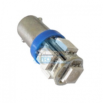 Светодиоды GL T8.5 BA9S 5 диодов SMD5050, синие (панель приборов) Светодиоды GL T8.5 BA9S 5 диодов SMD5050, синие (панель приборов)