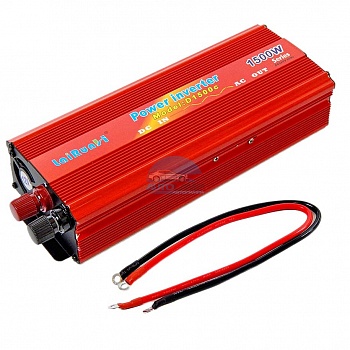 Преобразователь напряжения (инвертор) 12v-220v, 1500W