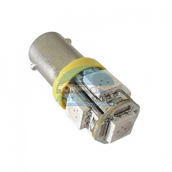 Светодиоды GL T8.5 BA9S 5 диодов SMD5050, желтые (панель приборов) Светодиоды GL T8.5 BA9S 5 диодов SMD5050, желтые (панель приборов)