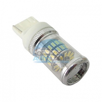 Светодиоды GL T20 б/ц двухконтактные, 48 диодов SMD3014 reflector, белые (стоп-сигнал, задний ход)