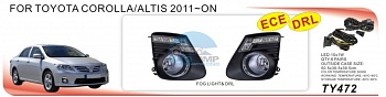 Противотуманные фары ADL/DLAA TY472 (Toyota Corolla/Atis 2011г), без проводов и кнопки Противотуманные фары ADL/DLAA TY472 (Toyota Corolla/Atis 2011г), без проводов и кнопки