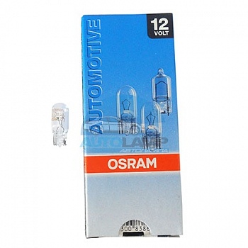 Автолампа OSRAM W5W 12V 5W W2,1x9,5d (2825)