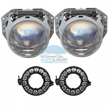 Комплект биксеноновых линз AES D2S под HELLA 3R 5R (3 дюйма) в Екатеринбурге Комплект биксеноновых линз AES D2S под HELLA 3R 5R (3 дюйма)