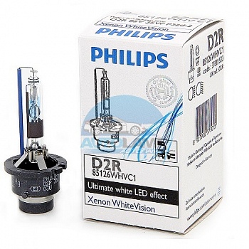 Ксеноновая лампа PHILIPS D2R XENON WHITE VISION 6000K (85126WHVC1)