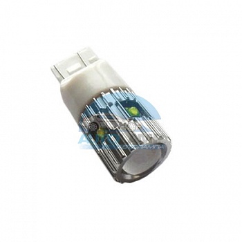 Светодиоды GL T20 12-24V б/ц одноконтактные 15W, 5 CREE (линза) белые (стоп-сигнал, задний ход) Светодиоды GL T20 12-24V б/ц одноконтактные 15W, 5 CREE (линза) белые (стоп-сигнал, задний ход)
