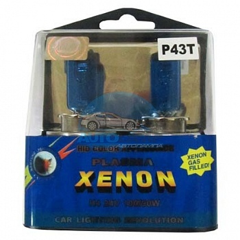 Автолампа EAGLEYE Xenon H4 P43 12v 100/90w (2шт)