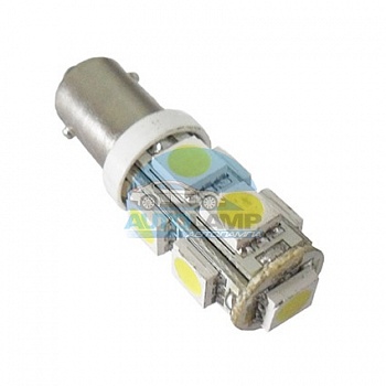 Светодиоды GL T8.5 BA9S 9 диодов SMD5050, белые (панель приборов) Светодиоды GL T8.5 BA9S 9 диодов SMD5050, белые (панель приборов)
