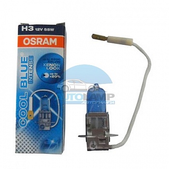 Автолампа OSRAM H3 12V 55W PK22s Cool Blue Intense (64151CBI) Автолампа OSRAM H3 12V 55W PK22s Cool Blue Intense (64151CBI)