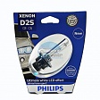 Ксеноновая лампа PHILIPS D2S XENON WHITE VISION gen2 +120% 5000K (85122WHV2S1), на блистере