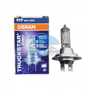 Автолампа OSRAM H7 24V 70W PX26d Truckstar +100% (64215TSP) Автолампа OSRAM H7 24V 70W PX26d Truckstar +100% (64215TSP)