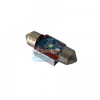 Светодиоды GL T10*31mm, 1 диод CREE 3W CANBUS 12-24V, белые (салонная) Светодиоды GL T10*31mm, 1 диод CREE 3W CANBUS 12-24V, белые (салонная)