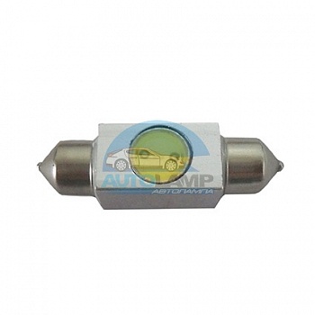 Светодиоды GL T10*36mm, 1 диод 1W(сверхяркий), белые (салонная)