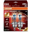 Автолампа OSRAM H4 12V 60/55W P43t +220% Night Breaker (64193NB220-HCB) Автолампа OSRAM H4 12V 60/55W P43t +220% Night Breaker (64193NB220-HCB)