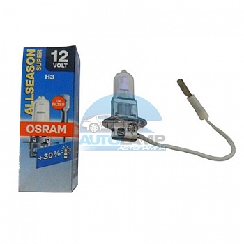 Автолампа OSRAM H3 12V 55W PK22s +30% Allseason (64151Als) Автолампа OSRAM H3 12V 55W PK22s +30% Allseason (64151Als)