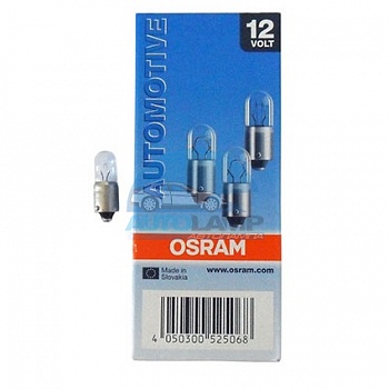 Автолампа OSRAM T4W 12V 4W BA9s (3893)