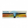 Автолампа PHILIPS W1,2w 12V 1,2W BAX 8,5d/1,5 синий патрон (12603CP)