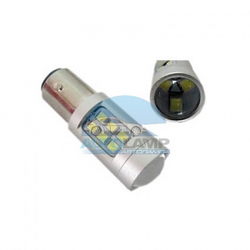 Светодиоды GL T25 BAY15D двухконтактные, 21 SMD2835, белые (стоп-сигнал, задний ход) Светодиоды GL T25 BAY15D двухконтактные, 21 SMD2835, белые (стоп-сигнал, задний ход)