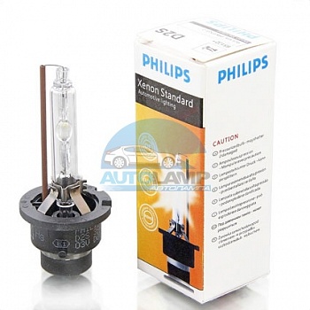 Ксеноновая лампа PHILIPS D2S 4300k (85122) (пром. упаковка)