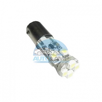 Светодиоды GL T8 BA9S 8 SMD3528 (Canbus) белые (габариты, панель приборов) Светодиоды GL T8 BA9S 8 SMD3528 (Canbus) белые (габариты, панель приборов)