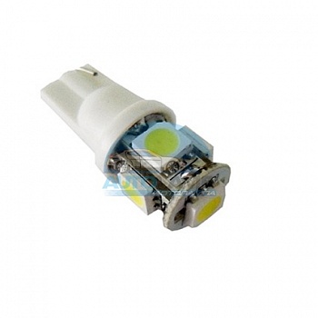 Светодиоды GL T10 б/ц 5 диодов SMD5050, белые (габариты, панельприборов) Светодиоды GL T10 б/ц 5 диодов SMD5050, белые (габариты, панельприборов)