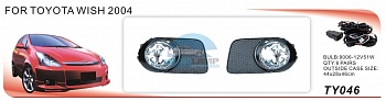 Противотуманные фары ADL/DLAA TY046 (Toyota WISH 2004г), провода., кнопка Противотуманные фары ADL/DLAA TY046 (Toyota WISH 2004г), провода., кнопка