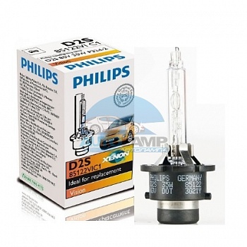 Ксеноновая лампа PHILIPS D2S XENON VISION 4400K (85122VIC1)