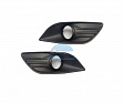 Рамки ПТФ для Ford Focus 2 рестайлинг 2008-2011, комплект 2 шт. Рамки ПТФ для Ford Focus 2 рестайлинг 2008-2011, комплект 2 шт.