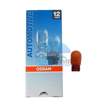 Автолампа OSRAM WY21W 12V 21W W3*16d желтая (7504)