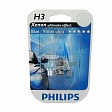 Автолампа PHILIPS H3 12V 55W PK22s Blue Vision (12336BV), на блистере Автолампа PHILIPS H3 12V 55W PK22s Blue Vision (12336BV), на блистере