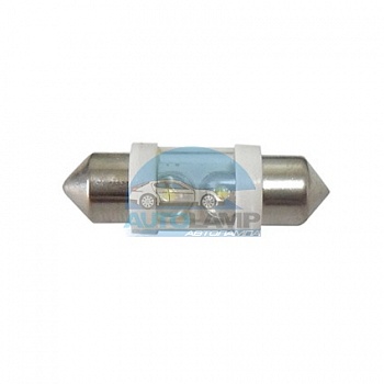 Светодиоды GL T10*31mm, 2 диода, белые (салонная) Светодиоды GL T10*31mm, 2 диода, белые (салонная)