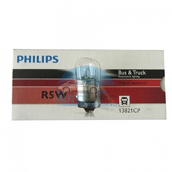 Автолампа PHILIPS R5w 24V 5W BA15s (13821CP)