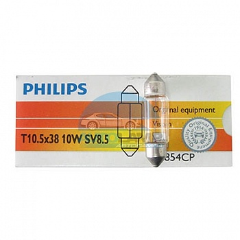 Автолампа PHILIPS C5w 12V 10W SV8.5 (12854CP) 36mm