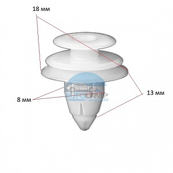 Клипса ADL для Lexus, Mitsubishi, Toyota, Kia, Hyundai 6777106010 Клипса ADL для Lexus, Mitsubishi, Toyota, Kia, Hyundai 6777106010
